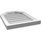Ekena Millwork Octagonal Top Surface Mount PVC Gable Vent w/ 2"W x 2"P Brickmould Sill Frame, 18"W x 24"H GVPOT18X2403SN - alternate 3